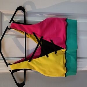 Crowned Athletics Pumpkin Queen Sports Bra  Medium